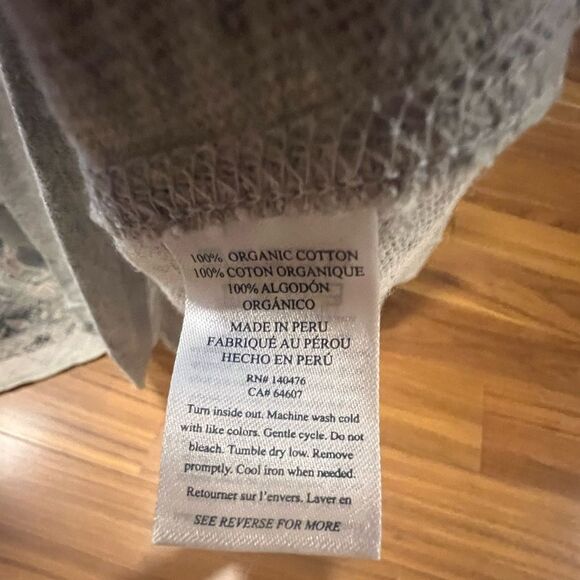 Faherty cotton gray mens tshirt size XLT - Picture 4 of 5